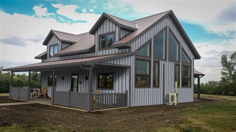 house with gray metal siding|high gloss grey corrugated metal.